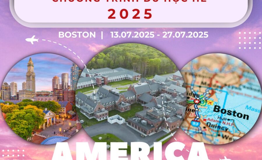 Ms Ngân English Khóa học hè tại Boston Mỹ